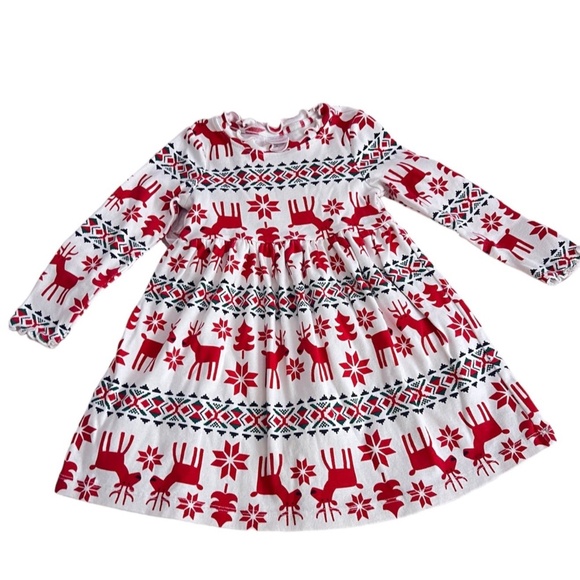 Hanna Andersson Dear Deer Holiday Dress - Picture 2 of 2